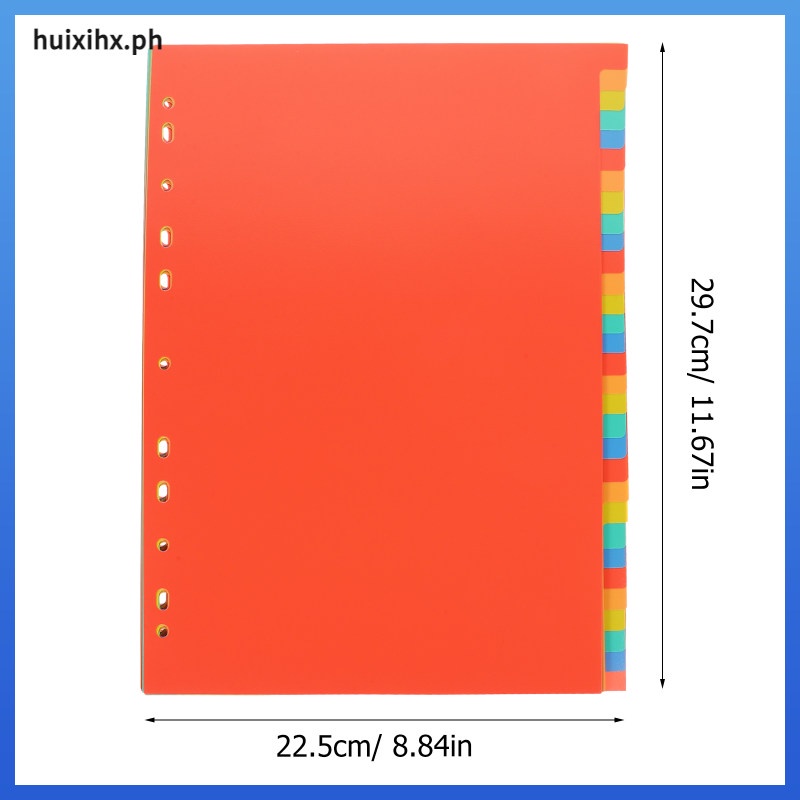 31 Sheets Plastic File Folder Tag Dividers Binder Page Organizer Adhesive Slip Paper Blank Loose Leaf Labels Notebook Supplies Tab huixihx. 