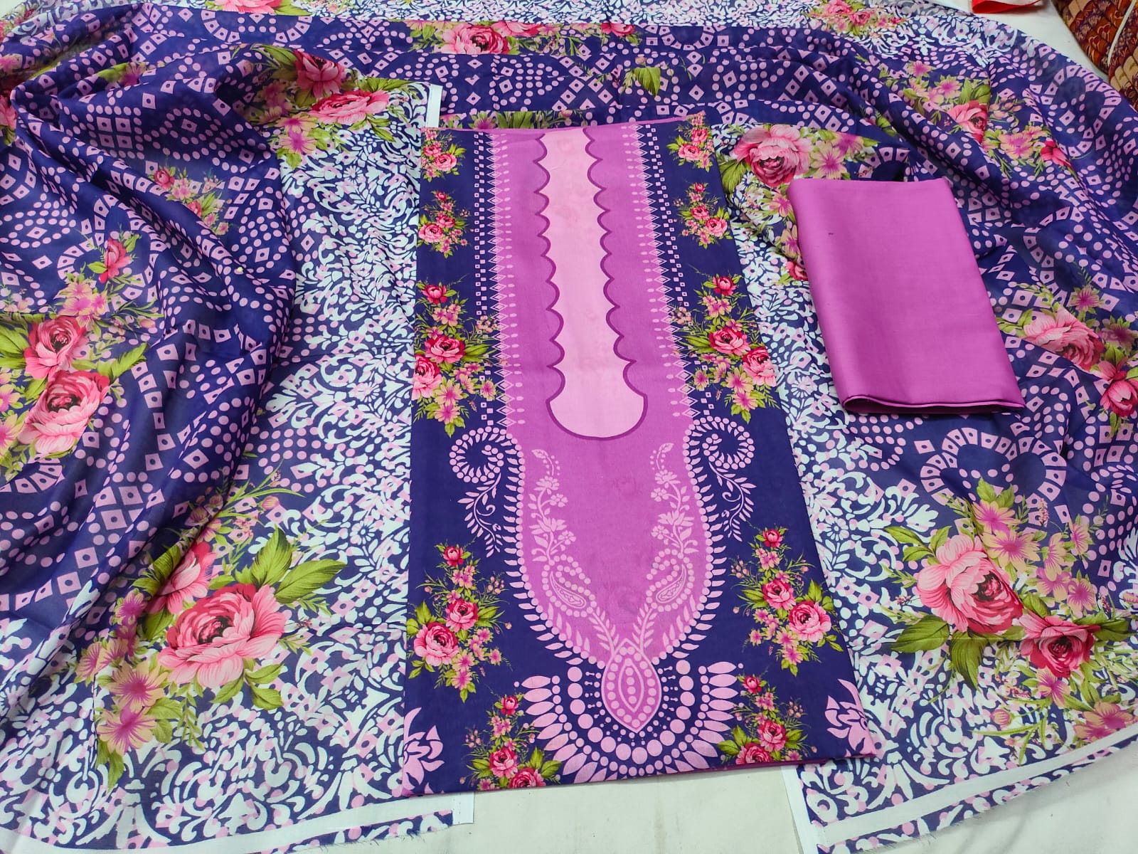 Jamjam swiss cotton Unstitched Three Pieces Collection