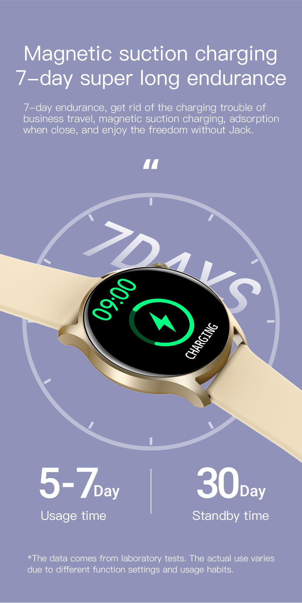【Youyi】BOZLUN Smart B55 Men's Full Touch Screen Fitness Bluetooth Waterproof Sports Digital Smart Watch for ios Android(Suggest charging for two before use). 