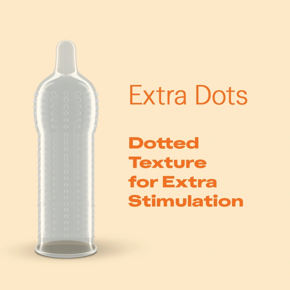 Durex Extra Dots Condom 4,s Combo Pack (3x4)=12pcs. 