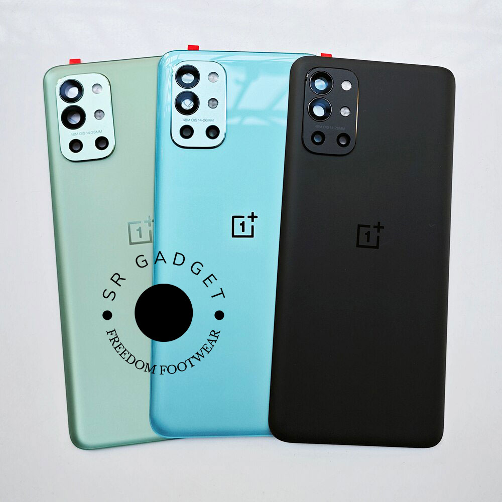 Replacement Backshell Glass Back Panel for Oneplus 9R Battery Back Door Housing With Camera Lens