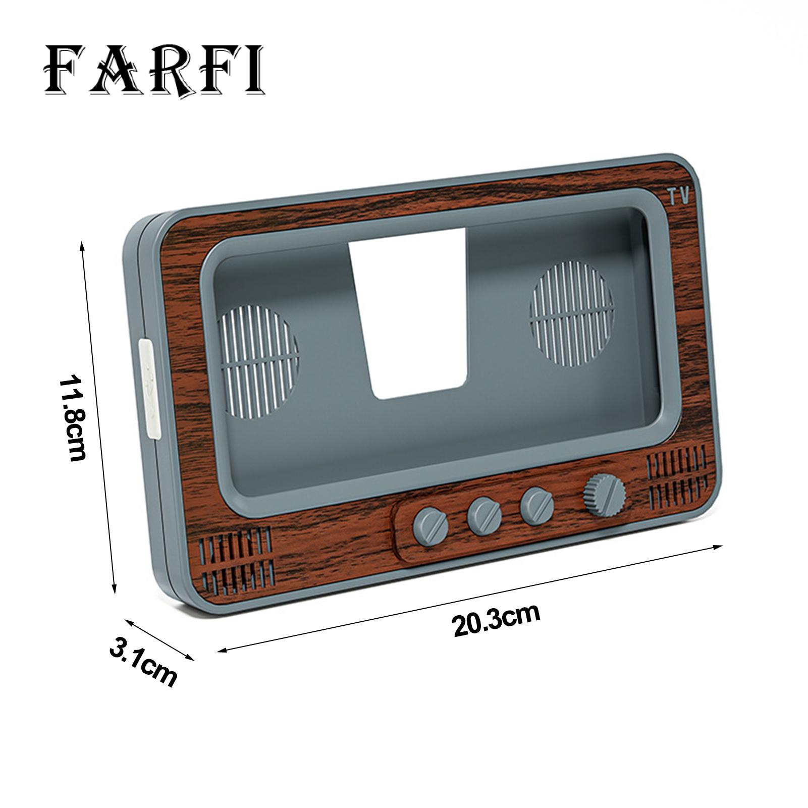 Retro Tv Phone Stand Retro Tv-shaped Phone Stand Portable Universal Desktop Holder less Than Mobile Phone Holder. 