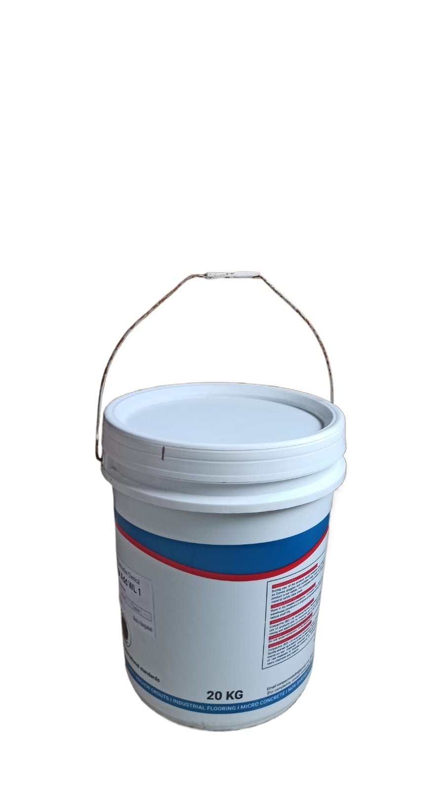 Construction chemical point seller "BP-MegaAdd WL1" Integral Waterproofing Admixture for concrete and mortar color druck brown. 