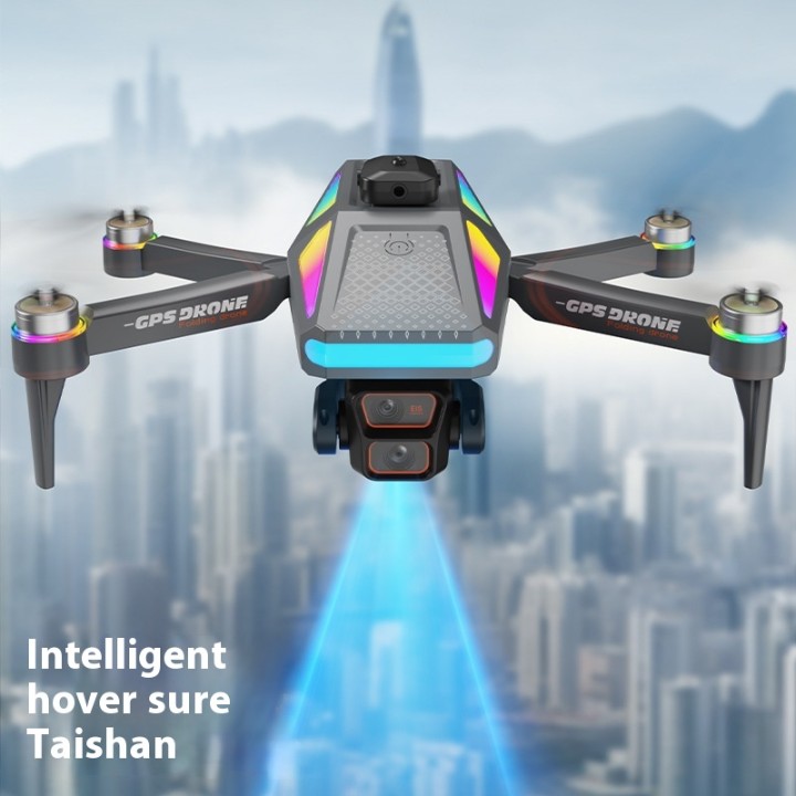S5HP Remote Display Drone with ESC Adjustable Dual HD Camera 360° Obstacle Avoidance Optical Flow Positioning/ LED Brushless Drone/ RC Drone Quadcopter /Camera Drone / 4k Camera Drone. 