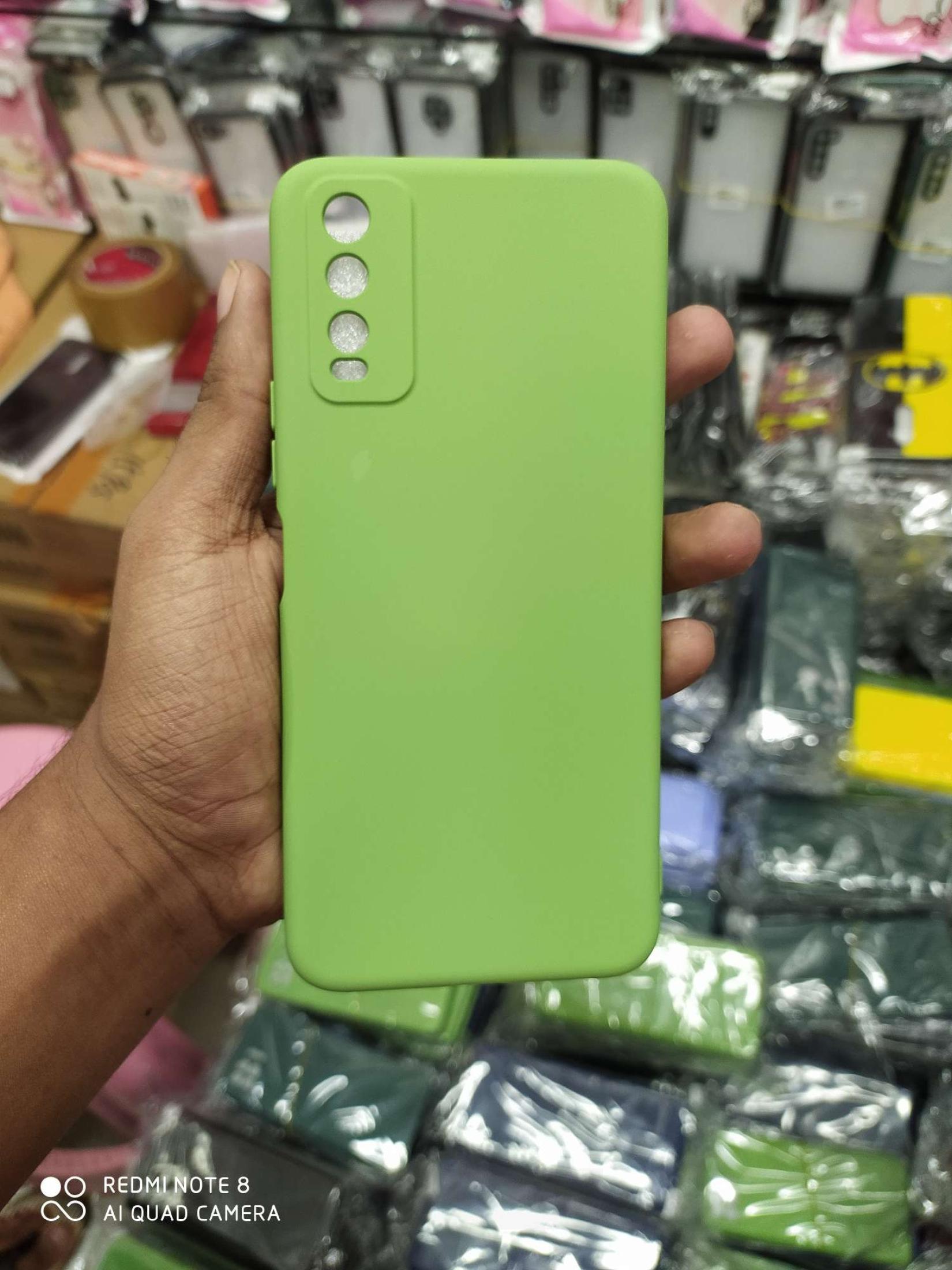 Vivo y20 এর জন্য সিলিকন কেস ব্যাক কভার