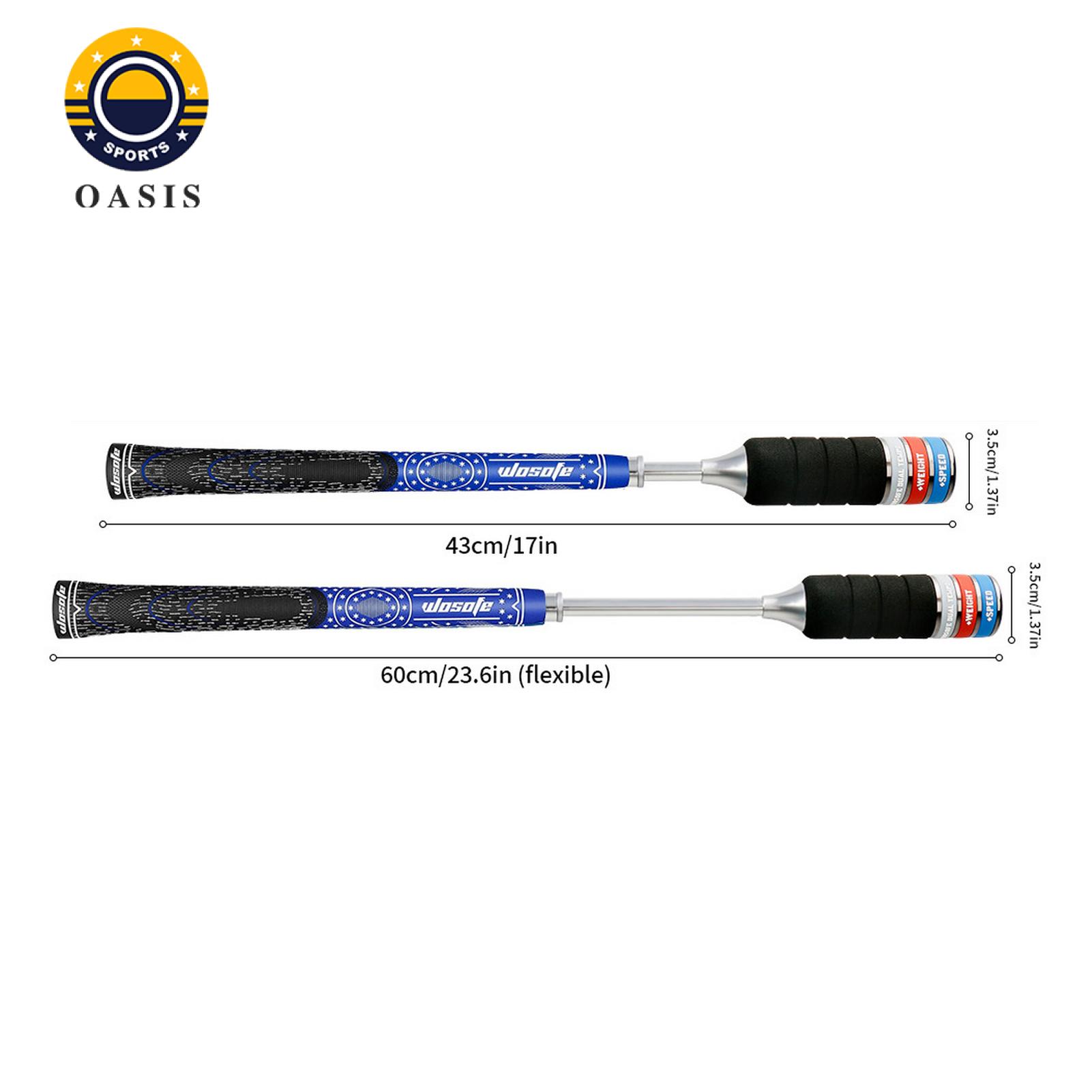 Oasis Golf Swing Speed Trainer Adjustable Golf Swing Trainer Stick for Indoor Practice Improve Rhythm Technique with This Beginner-friendly Tool Portable Golf Swing Stick. 