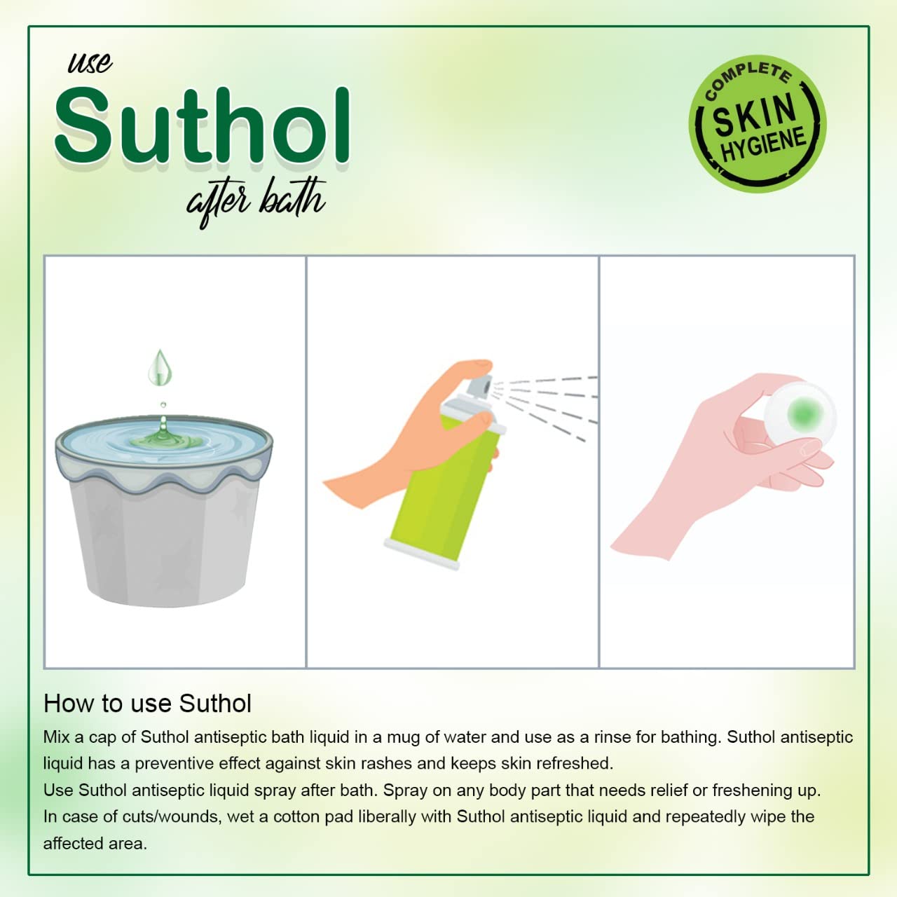 Boroline Suthol Active Neem Liquid Spray - 100ml. 