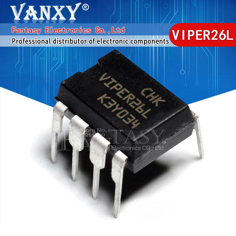 10PCS VIPER12A VIPER12 DIP-8 VIPER22A VIPER22 VIPER20A VIPER20 VIPER53 VIPER53A VIPER32A VIPER16L VIPER17L VIPER26L VIPER27L. 