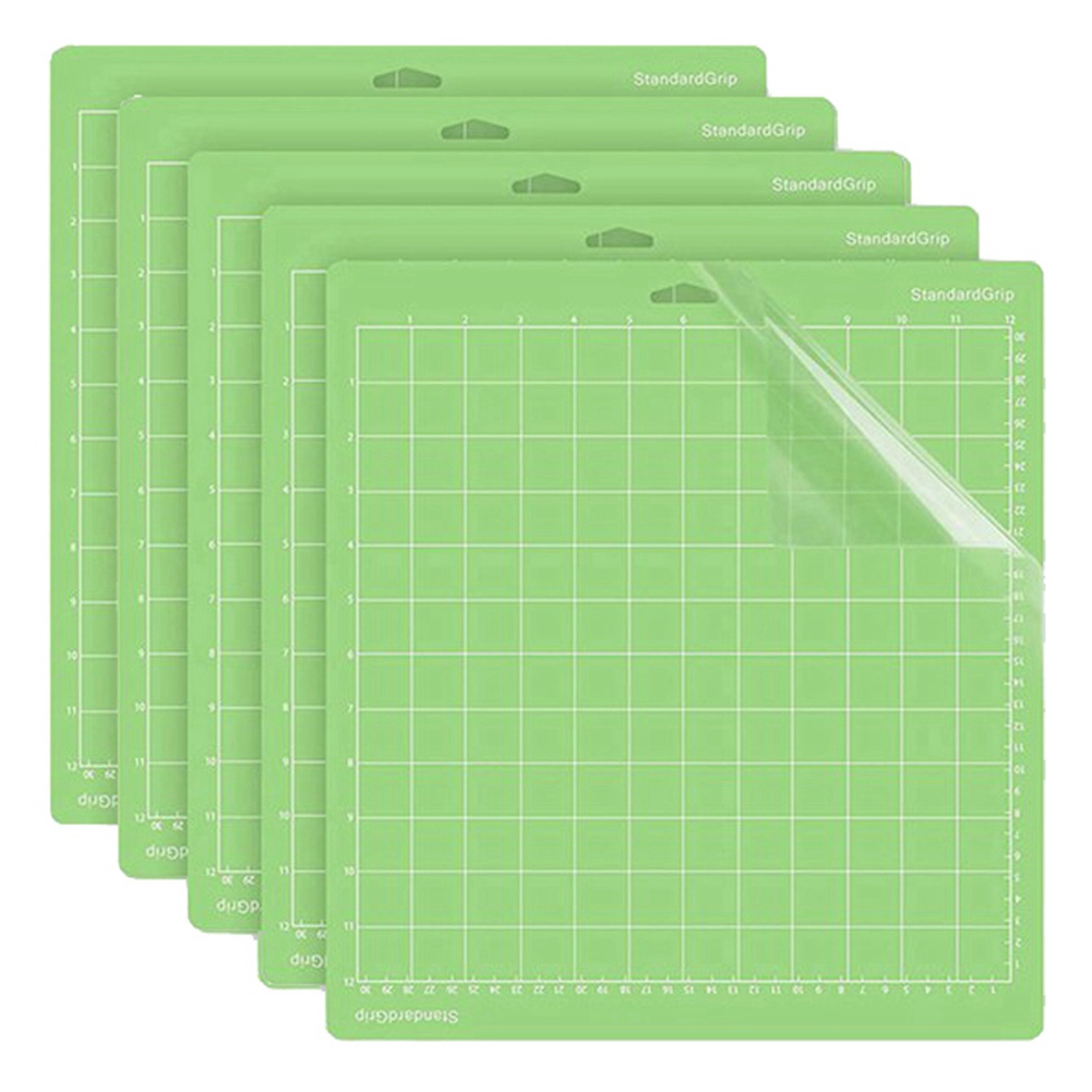 5Pcs Cutting Mat Light Grip for One/Air/Explore Air2&Air 3 /Maker&Maker 3,Quilting Cutting Mats 12X12 Inch