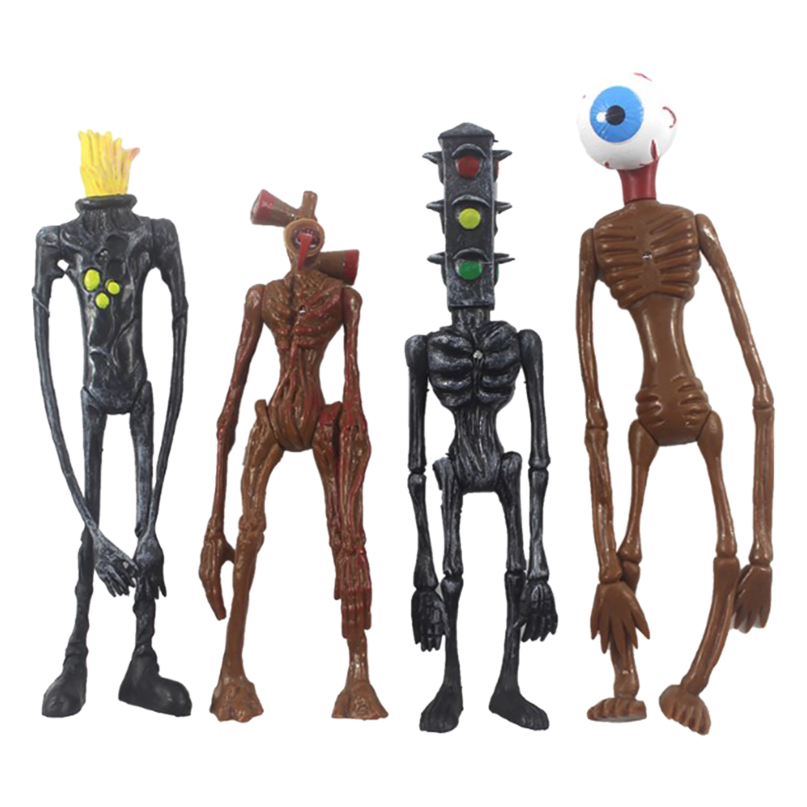 4pcs Set Siren Head Model Light Effect Movable Hands Funny Horror Siren Head Model Toy For Collection Buy Online At Best Prices In Bangladesh Daraz Com