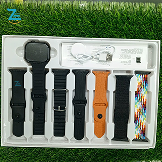 TLTM-M1000 Smart Watch – Series 10 with 7 Straps for Ultimate Style