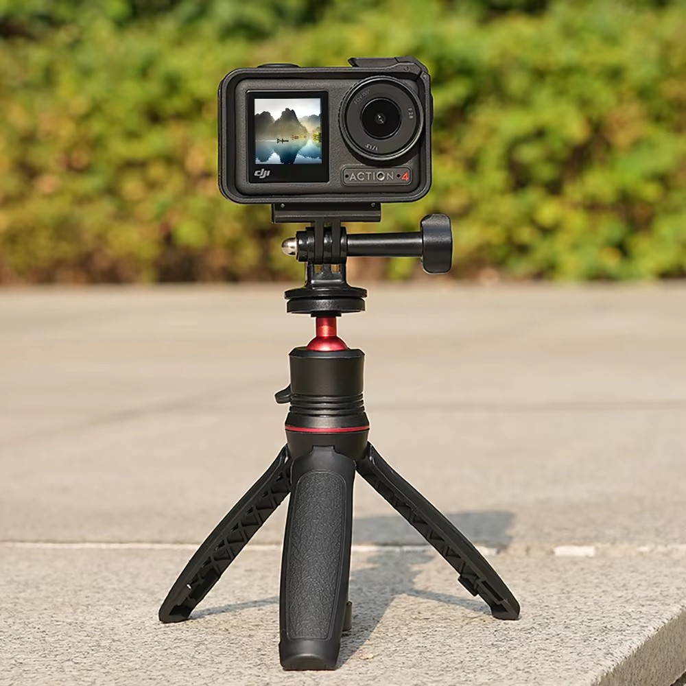 Selfie Stick Tripod For DJI Action 4 5 Pro Camera Magnetic Fork Adapter Quick Release Adapter Extension Mount Base Accessories. 