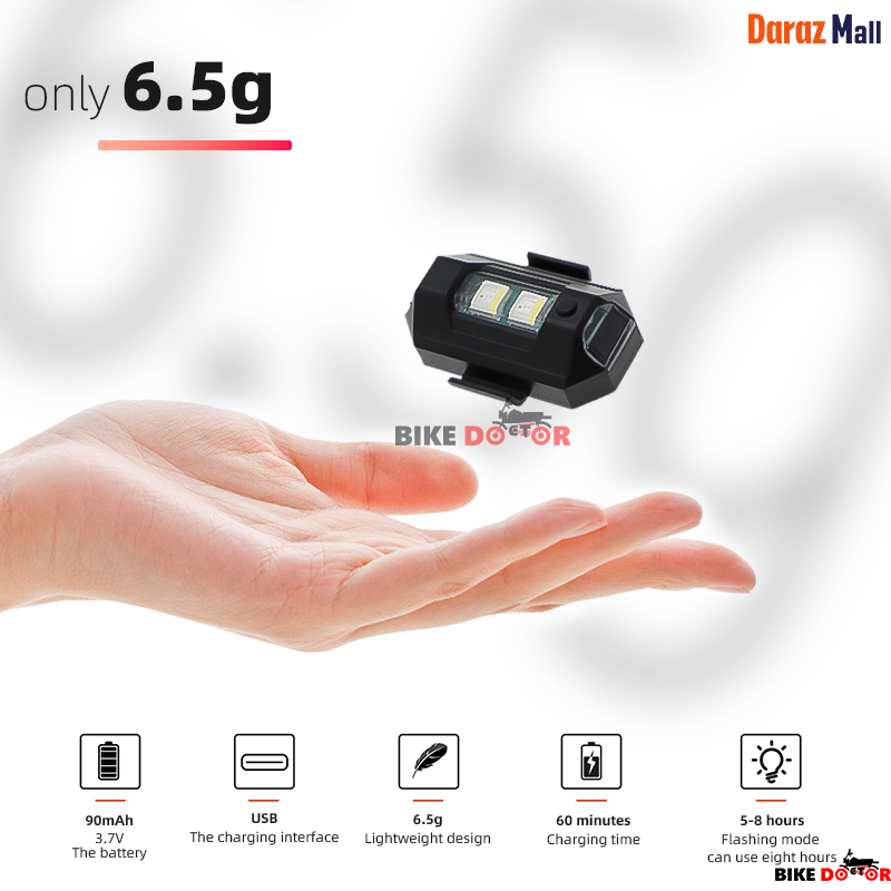 7 color Blinking LED Light for Drone, Motorcycle & Car (Made in China). 