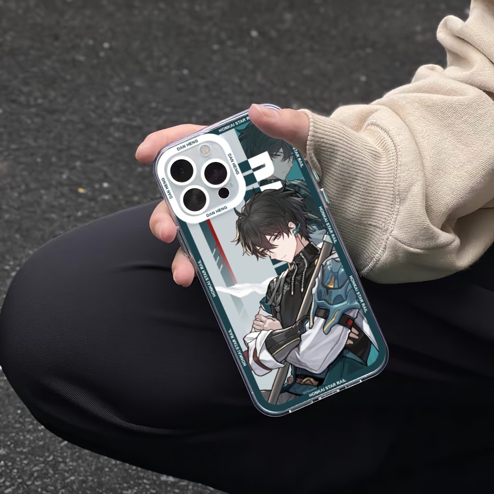 Cellphone Case For Infinix Tecno POVA 2 3 4 Camon 19 Pro 19 Neo Smart 5 6 Plus Zero 20 Hot 9 Play Spark 10 Pro Phone Casing Angel Eyes Honkai Star Rail Gepard Bronya Kafka Clara Luocha Soft Transparent Cover Shockproof Full Protection. 