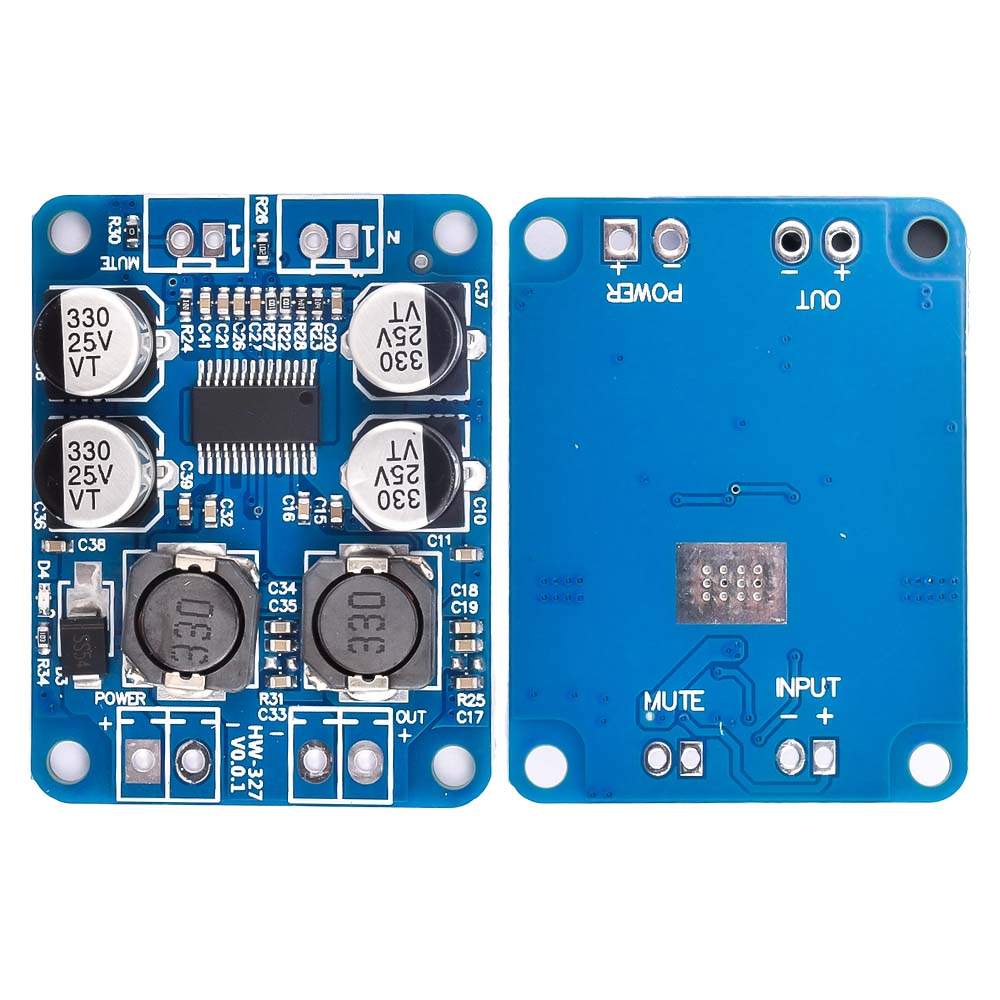 TPA3118 PBTL Mono Digital Amplifier Board 1X60W 8-24V POWER AMP Replace TPA3110 Amplifier Circuit Board. 