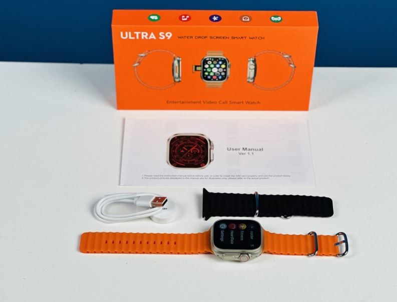 Ultra S9 5G Android Smartwatch 8GB Ram+128GB Rom With Dual Camera. 