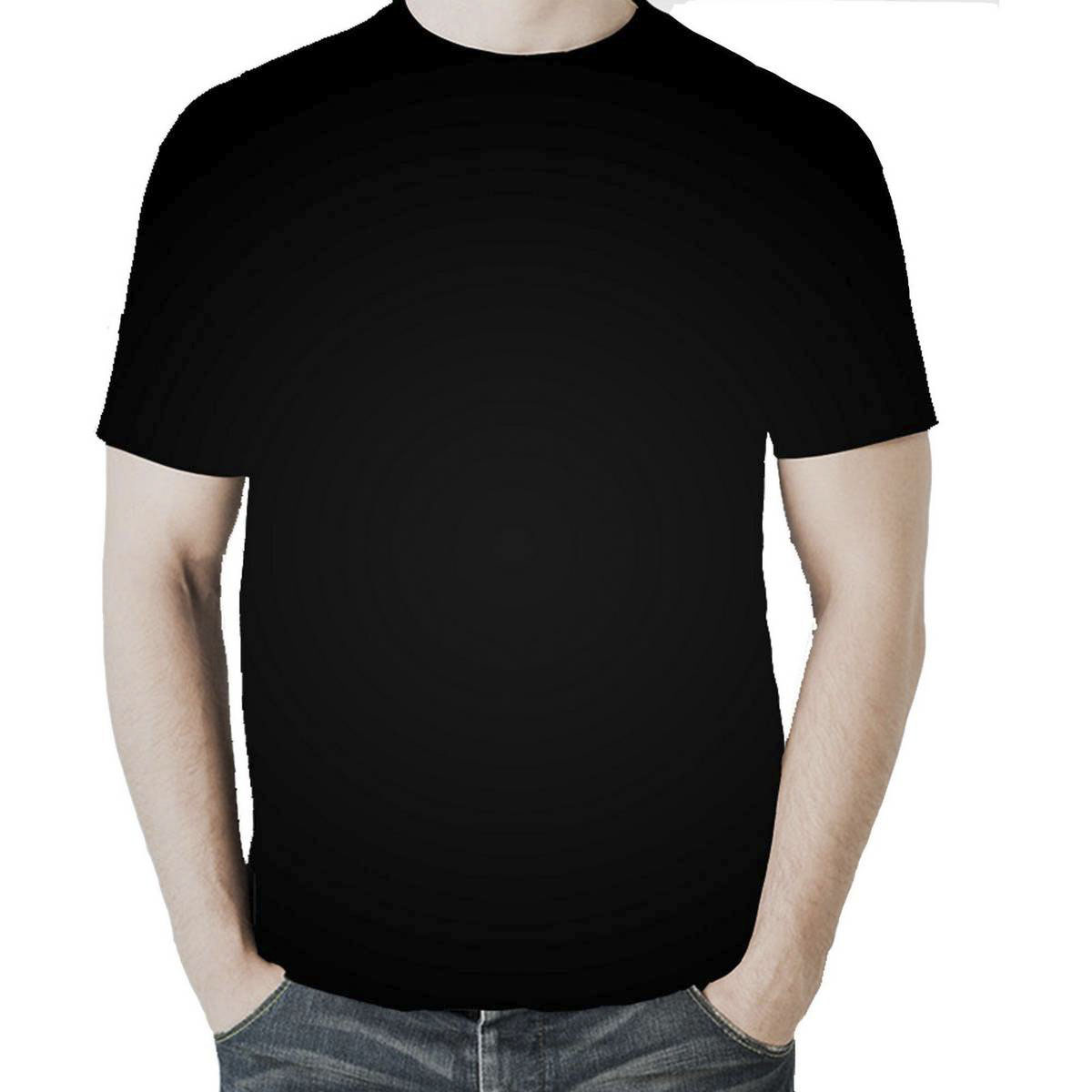 Black Cotton T-shirt For Men: Buy 