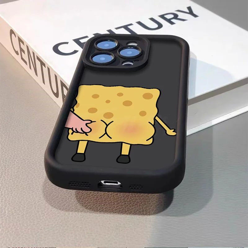 Cute Spongebob Patrick Star Couple Phone Case For Realme C63 C65 C67 C55 C33 C30 C35 C31 C21Y C25Y A60 A18 A38 A58 A57 2022 A52 A72 A92 Casing Cartoon Lens Protection Soft Cover. 