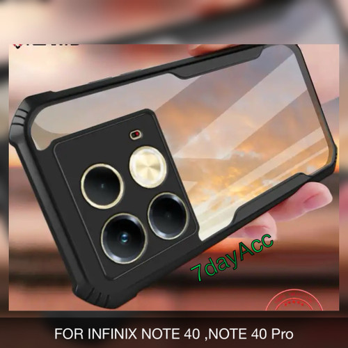 For Infinix Note 40 4G Back Cover Armor Stock Prof Case Armor Shockproof Case Xundd Fusion For Infinix Note 40 4G With Camera Protection Back cover. 