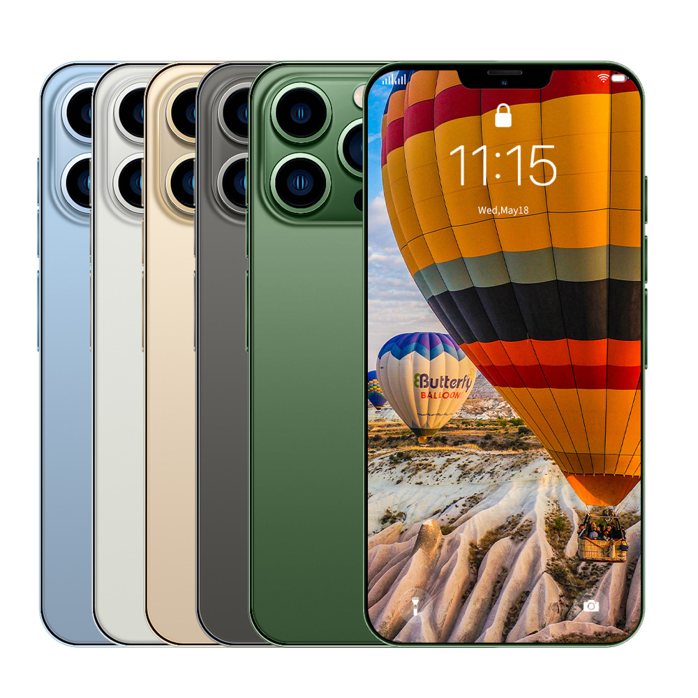 i13 Promax Cross-Border Low Price 7.3 Inch Android Smartphone 2+16G All-in-One Machine 1300 Million Pixels in Stock. 