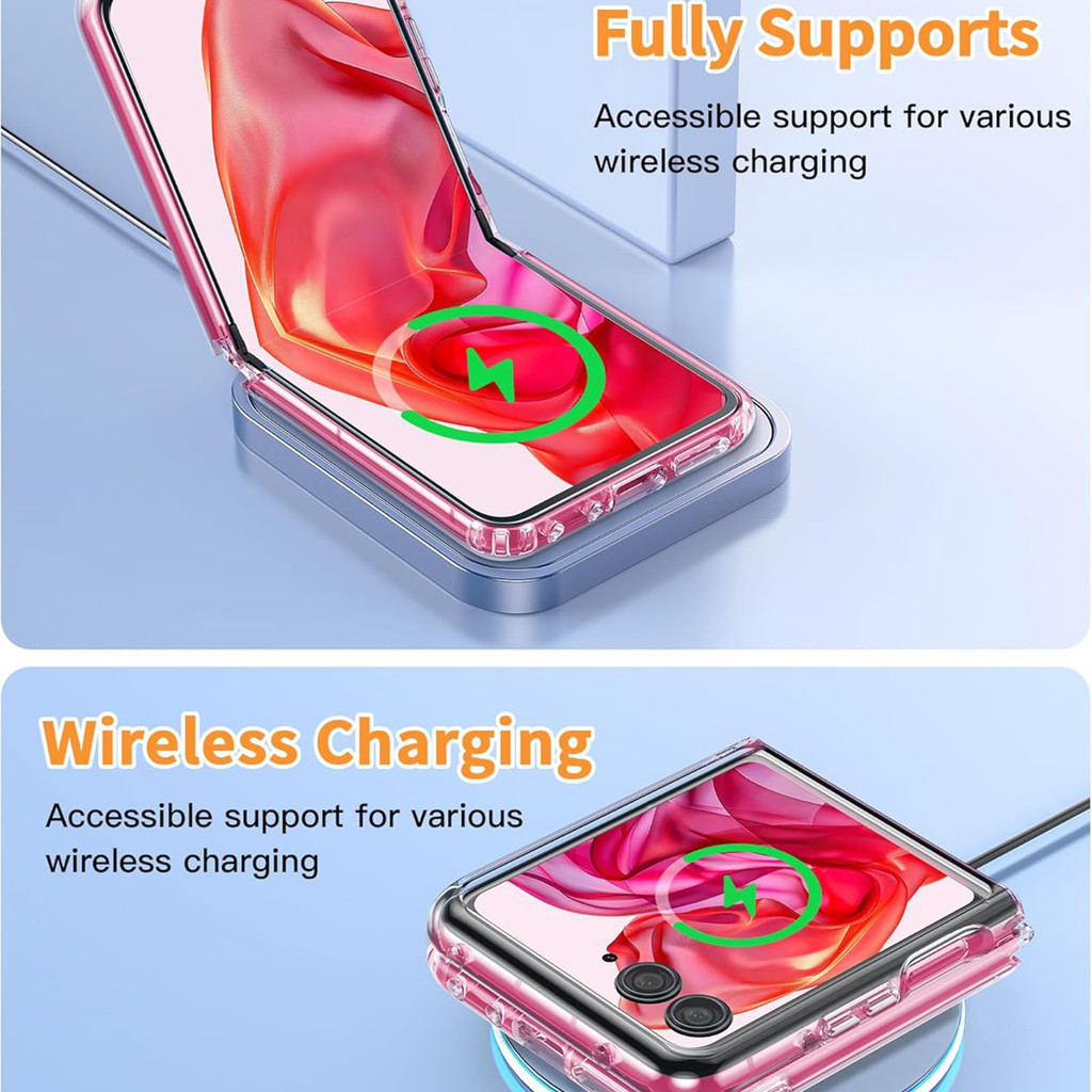 Shockproof Case for Motorola Razr 50 Ultra Razr+ 2024 Razr Plus Transparent Ultra-Thin Slim Fit Hard PC Back Soft Edge Cover. 