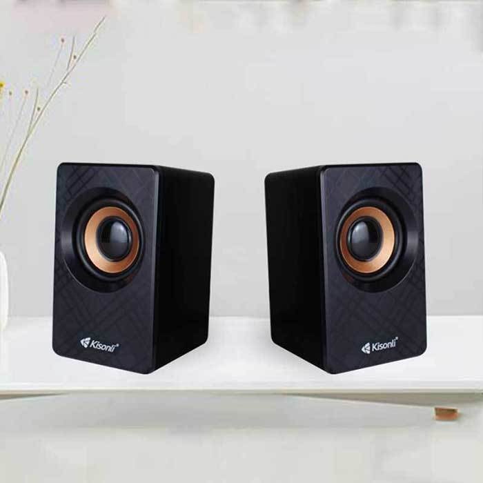 KISONLI KS-01 USB Multimedia Speaker For Laptop Desktop 1 KISONLI KS-01 USB Multimedia Speaker For Laptop Desktop - KISONLI KS-01 USB Multimedia Speaker For Laptop Desktop buy online Bangladesh Gadget Corner