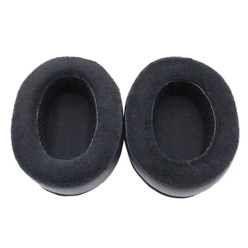 G5AA Hybrid Memory Foam Earpad - Black PU/Velour - Suitable For Large Over Brainwavz HM5 The Ear Headphones. 