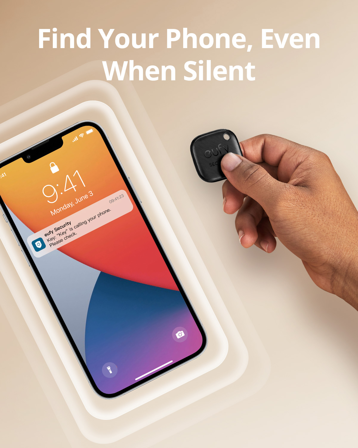 eufy Security SmartTrack Link Works With Apple Find My Key Finder Bluetooth Tracker Tag For Earbuds Luggage Phone Finder IOS. 