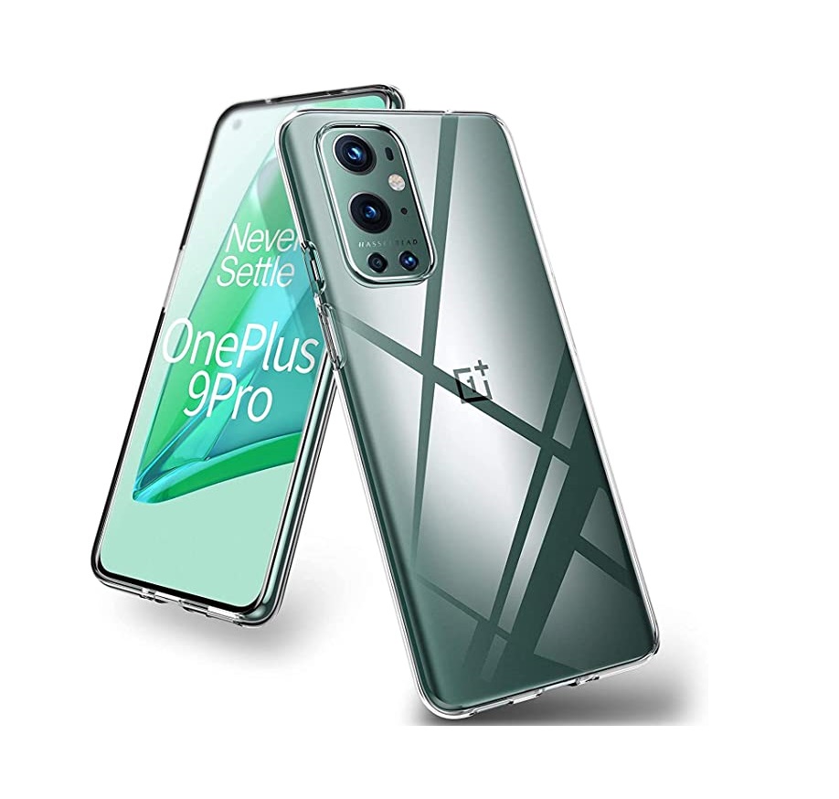 OnePlus 9 Pro Flexible Clear Transparent Soft TPU Back Case Cover