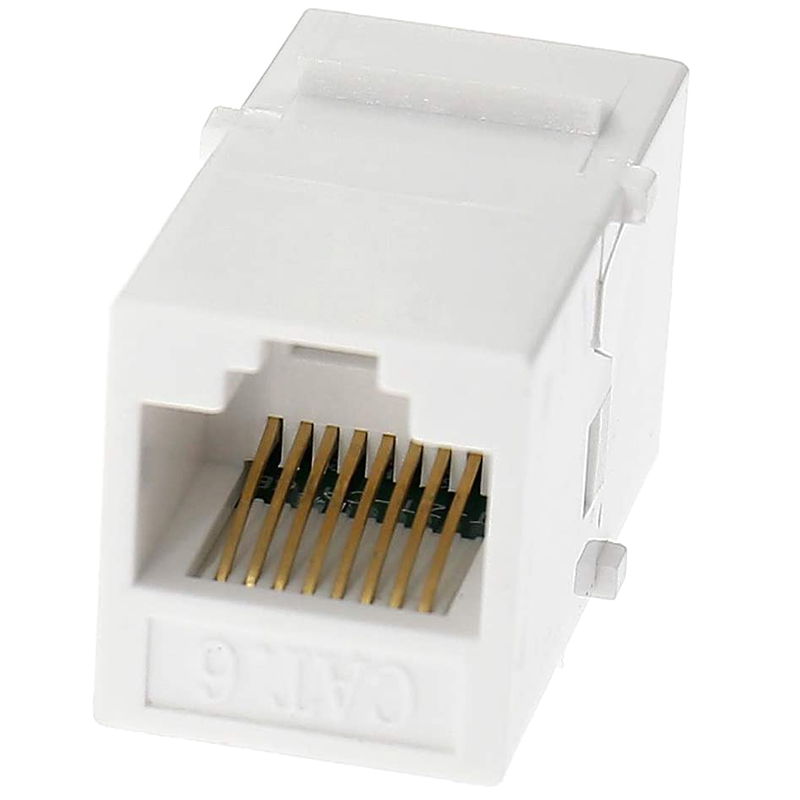 Ethernet Keystone Coupler, Cat6 RJ45 Keystone Jack Inline Female. 