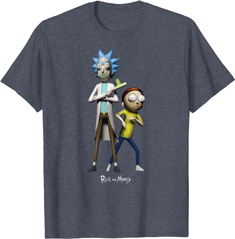 Rick and Morty 3D Rick and Morty T-Shirt. 