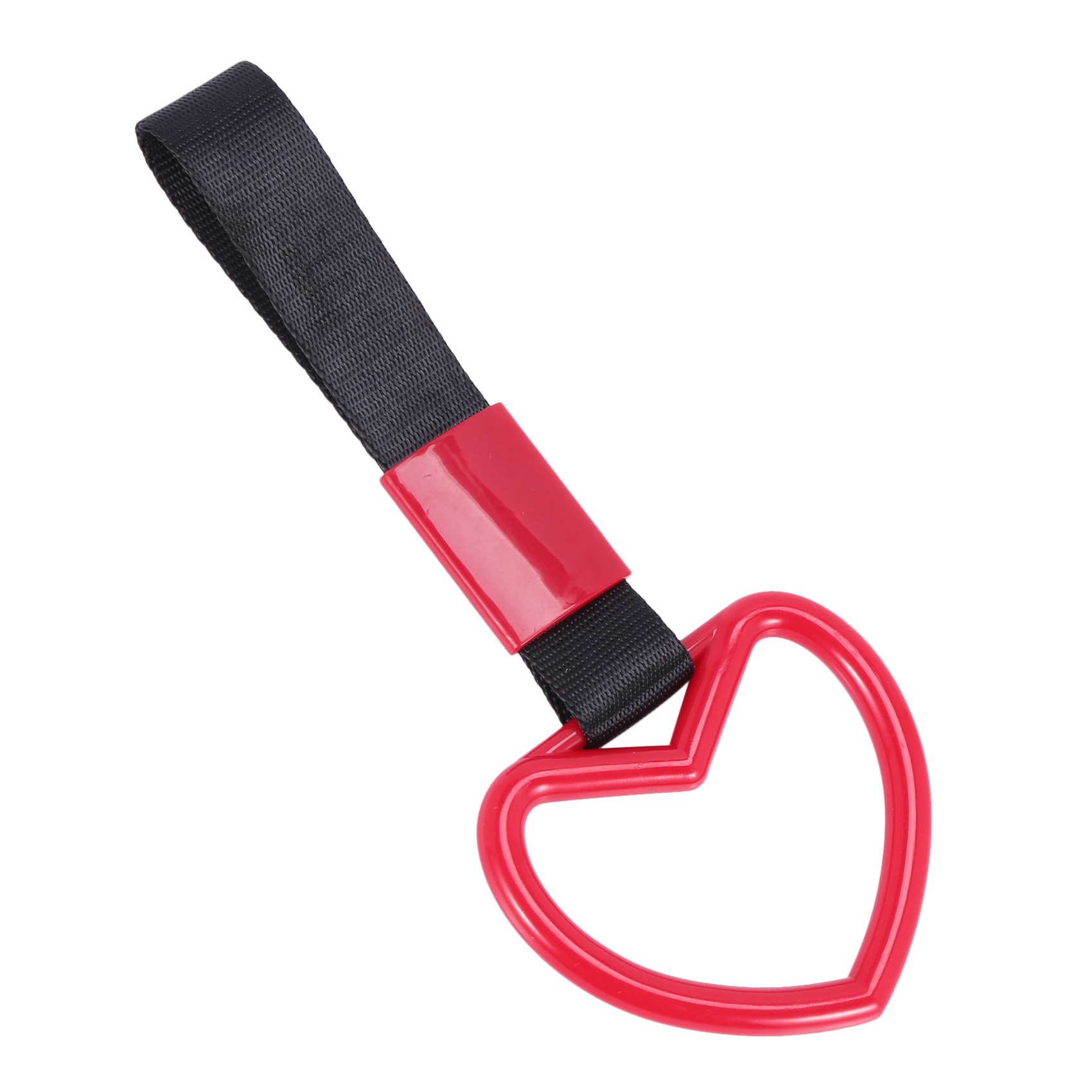 【3C VictoryEagle】2X Heart Tsurikawa for Subway Bus Handle Strap Charm Drift Universal. 