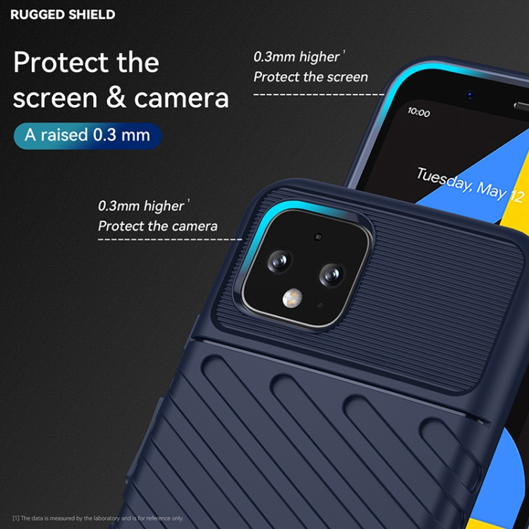 For Google Pixel 4 Thunderbolt Shockproof TPU Phone Case. 