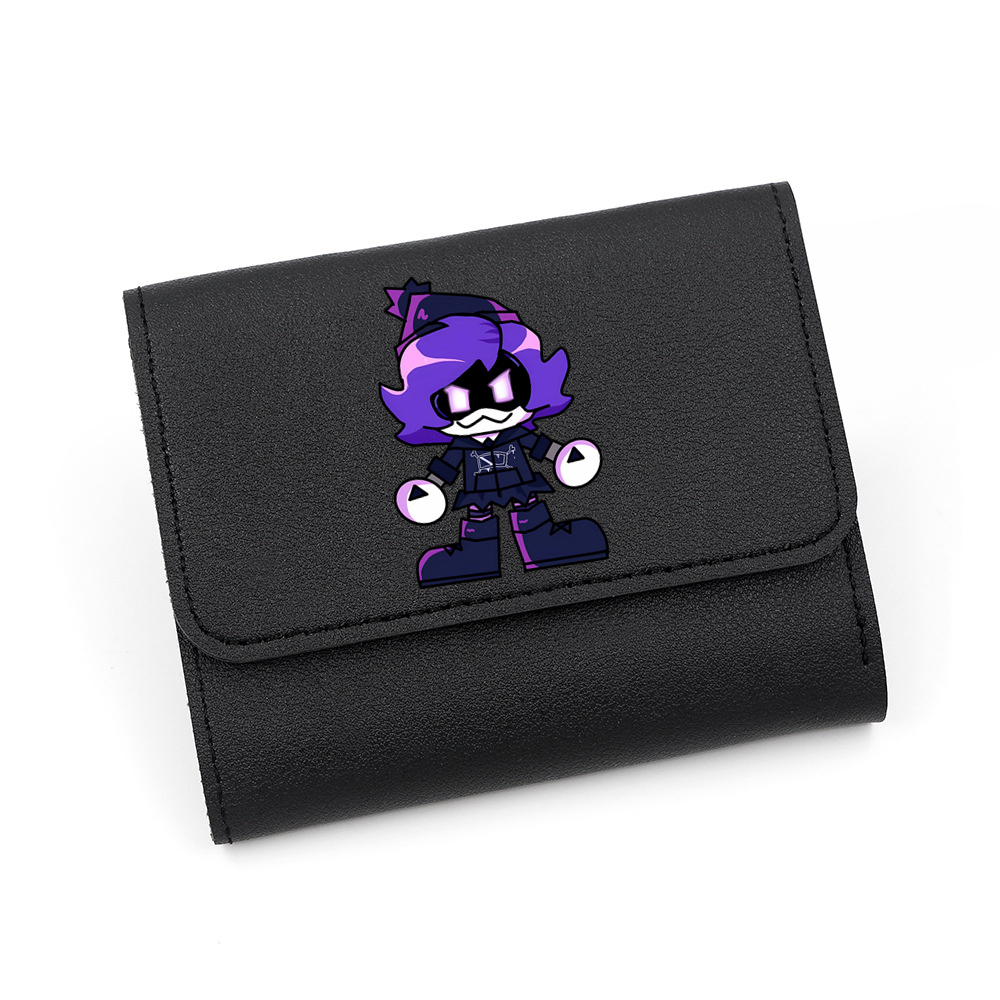 MURDER-DRONES Mini Women PU Wallet Credit ID Card Holder Purse Hasp Money Case for Women Fashion Bag Casual Women Purses 2024