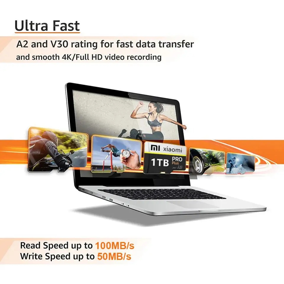 High Speed 512 GB  Mi Xiaomi Micro SD  Memory Card 100%  Expansion Micro TF SD Card For Phone/Computer/Camera. 