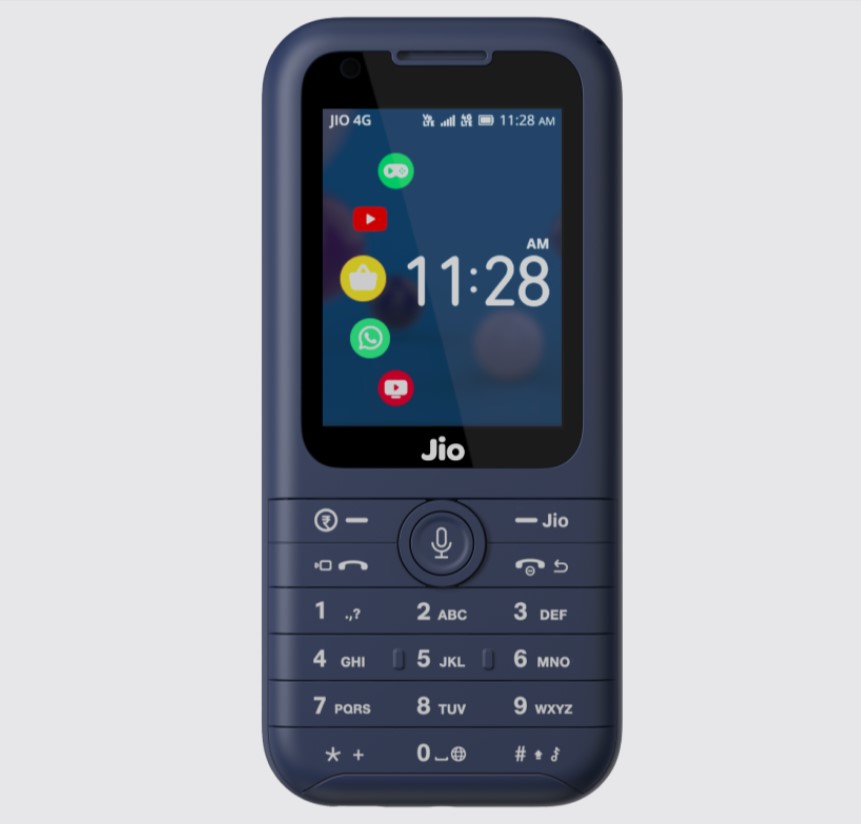 JioPhone Prima 4G Keypad Phone WiFi Hotsport Youtube support with Premium Design, JioTV, JioCinema, JioSaavn. 