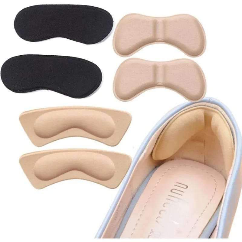 Enhance Shoe Comfort with Self-Adhesive Heel Cushion Pads - 3 Pairs. 