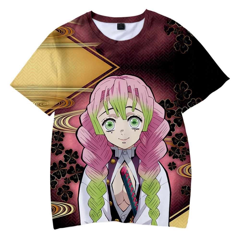 Anime Demon Slayer 3D Print T Shirt Kimetsu No Yaiba Summer Adult Top Kamado Tanjiro Nezuko Japanese Cartoon T-shirt. 