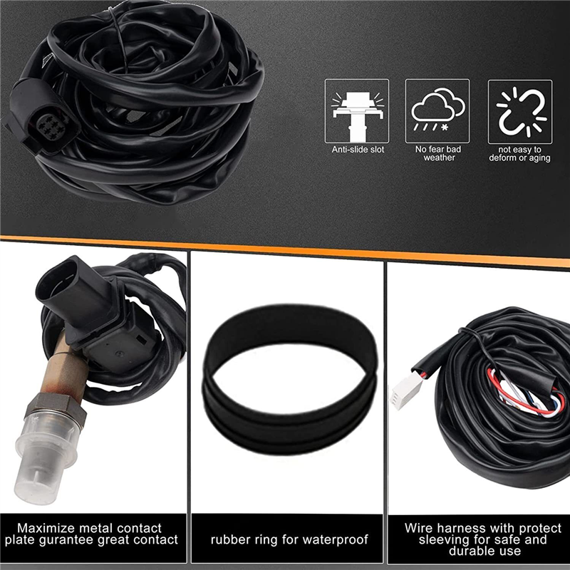 1Set Racing 30-4110 AFR 52mm Wideband O2 UEGO Controller Air Fuel Ratio Gauge AFR with 4.9LSU Oxygen Sensor 0258017025 Replacement. 
