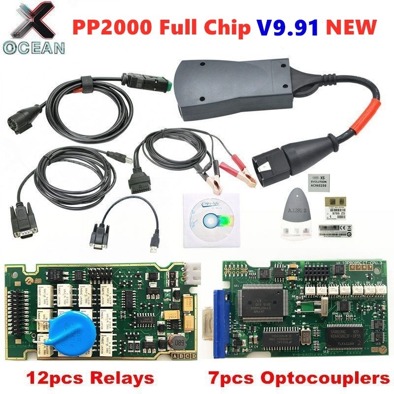 Lexia 3 Full C Diagbox V9.91 V9.68 V8.55 V7.83 PP2000 V25/V48 Firmware 921815C For Citroen/Peugeot Diagnostic too. 