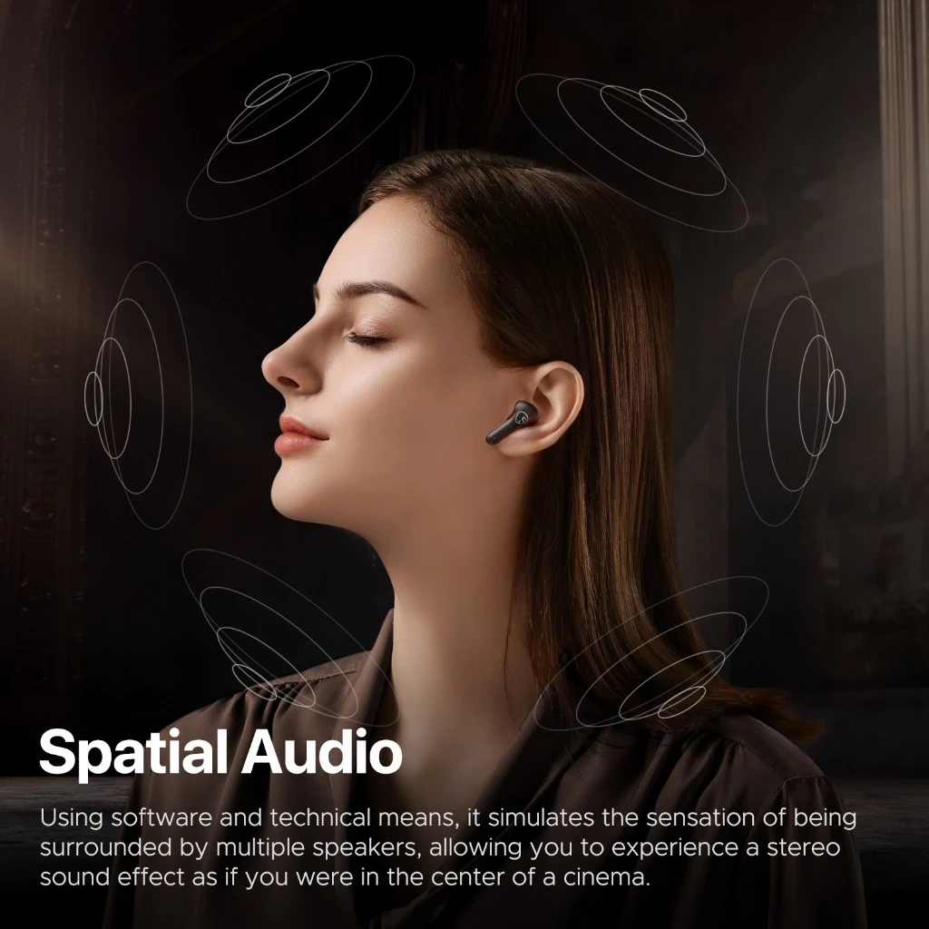 SoundPEATS T3 Pro Earbuds BT 5.4 Active Noise Cancelling True Wireless App Support Dual ENC Mic Multi Connection Bluetooth Earphones. 