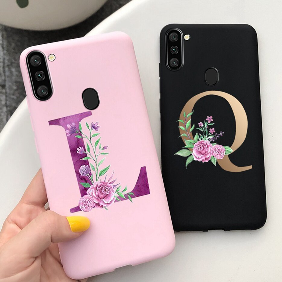 For Samsung A11 Case GalaxyA11 Soft Letters Back Cover For Samsung Galaxy A11 SM-A115F Casing. 
