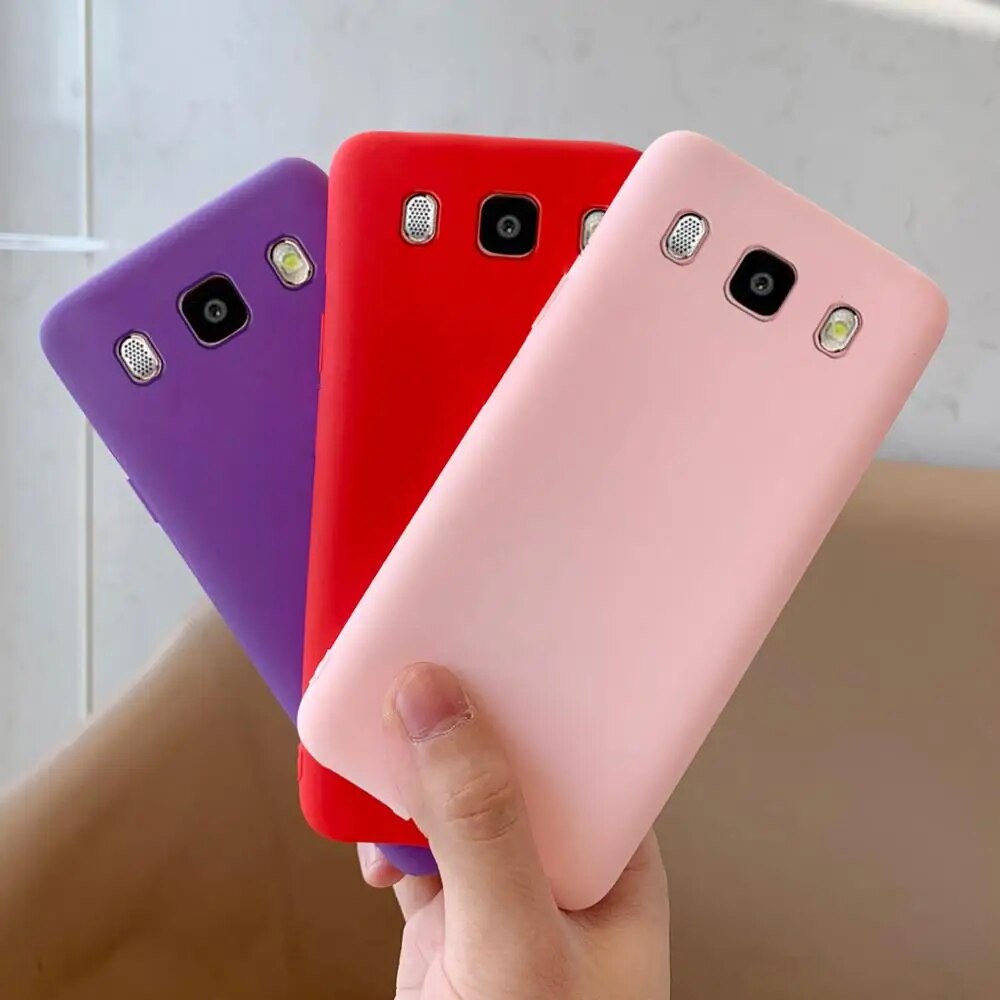 Silicone Candy Soft Case For Samsung Galaxy J5 2016 J5 2015 J 5 SM J500 J500F J500FN J510 J510F J510FN SM-J510F Cover Phone Case. 