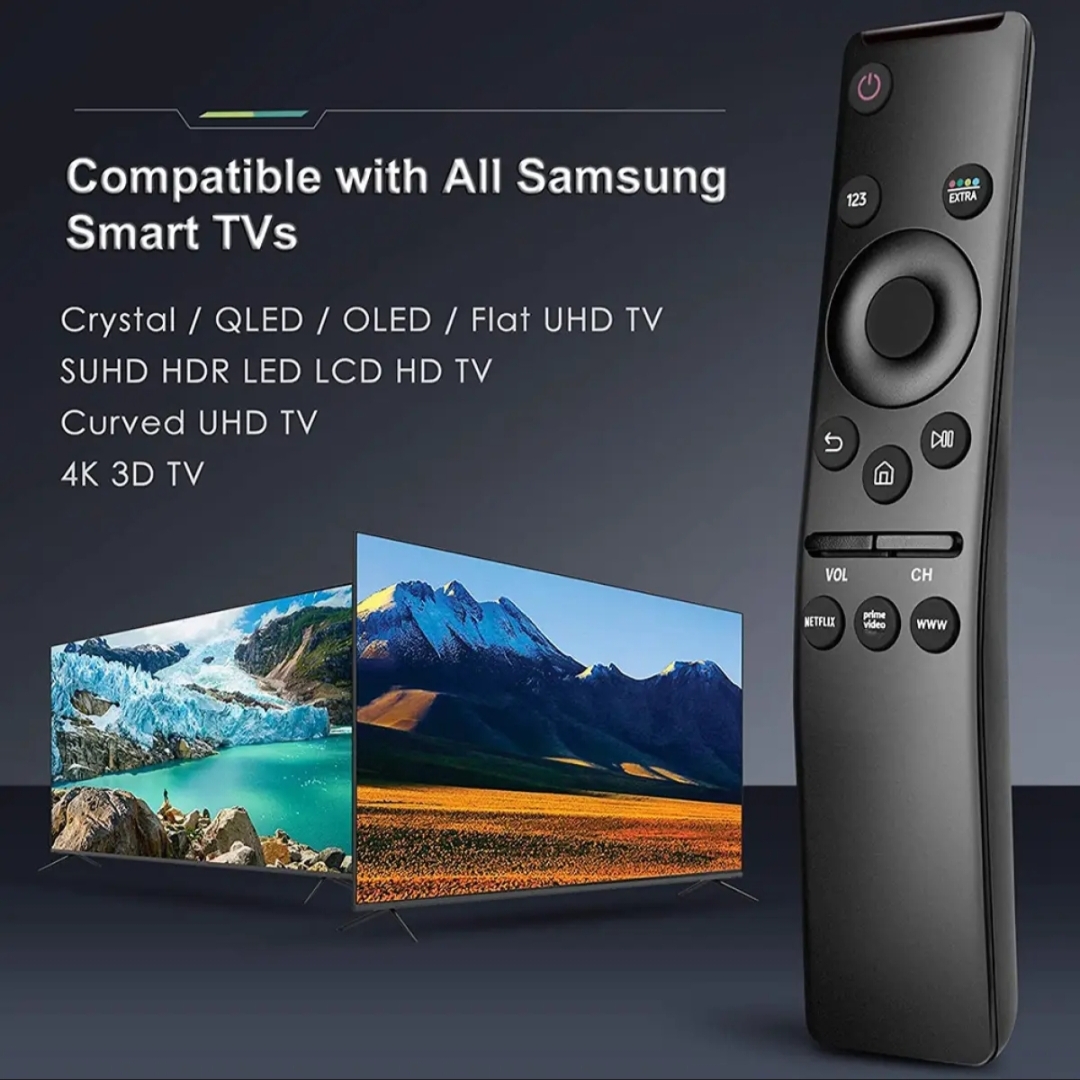 Universal for Samsung-TV-Remote-Control Replacement,Compatible with All Samsung Smart Frame Curved QLED TVs. 