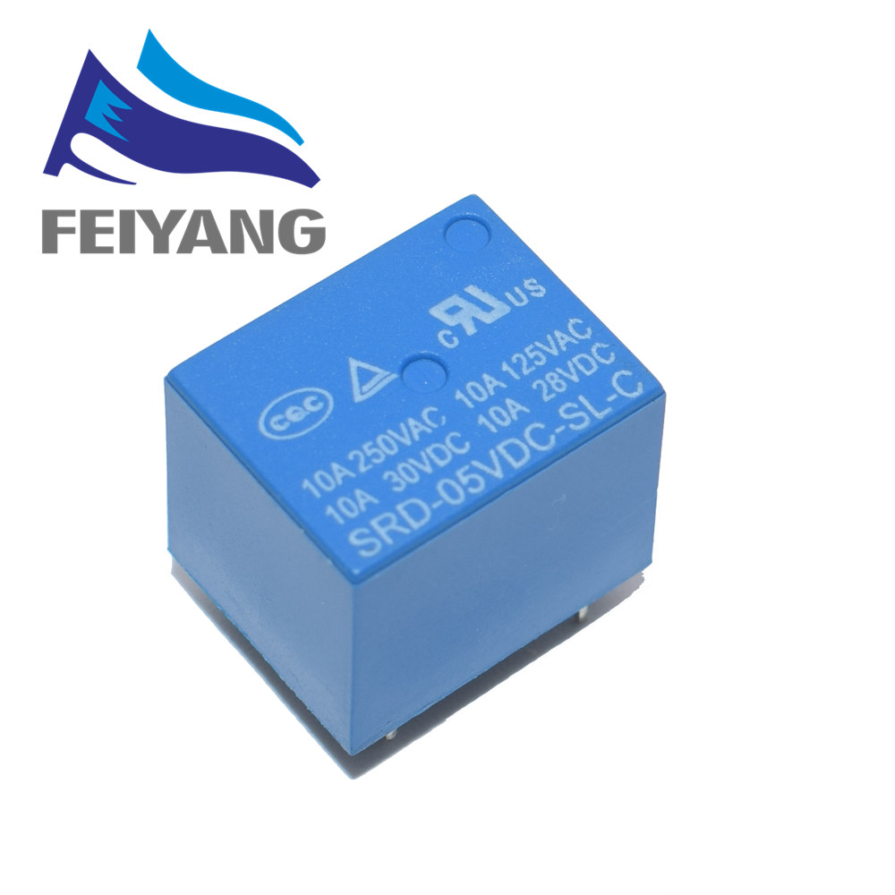 【World Supermarket 2021】DC 5V 12V 24V Power Relay SRD-05VDC-SL-C PCB SRD-12VDC-SL-C PCB Type SRD-24VDC-SL-C Type