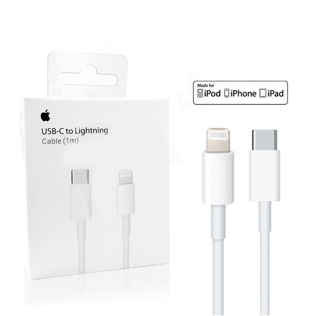 Apple Usb-c To Lightning Cable (1 M) For Iphone 13, 12, 12 Pro, 11, Iphone 11 Pro, Xs Max, X, 20w Pd Fast Charger Data Cable For Macbook Pro, Air, Ipad Pro Usb C Cord  Usb C To Lightning Cable