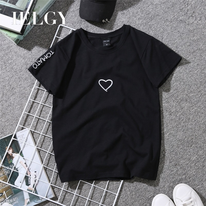 IELGY Fashion Simple Wild Short Sleeve 