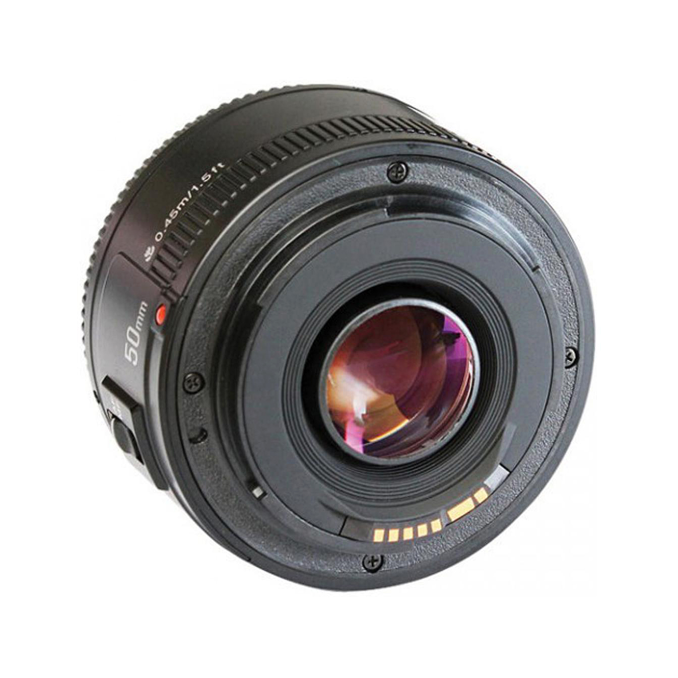 Yongnuo YN50mm f/1.8 AF/MF Standard Camera Lens - Black