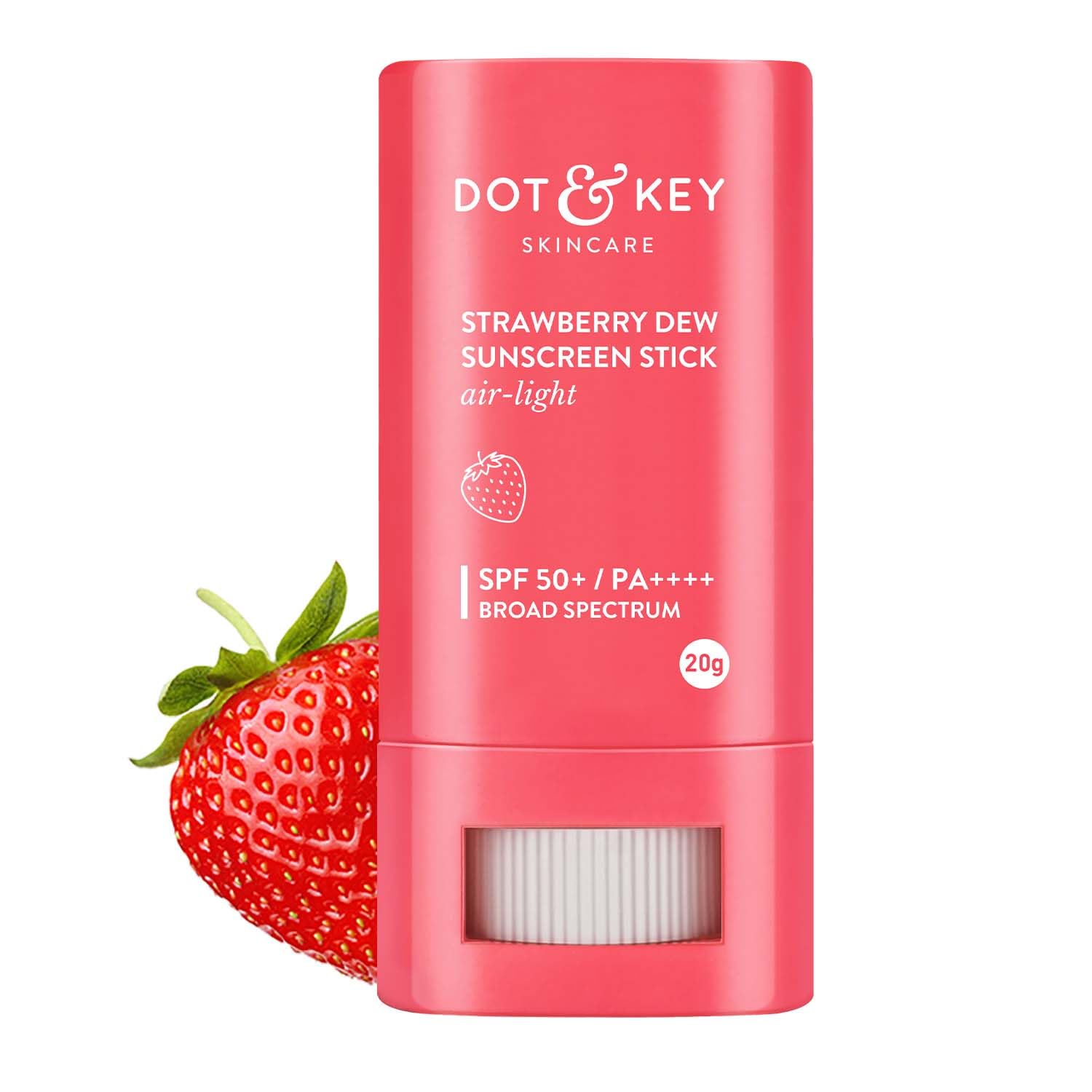 Dot & Key Strawberry Dew Sunscreen Stick Spf50 Pa+++ 20gm | India. 
