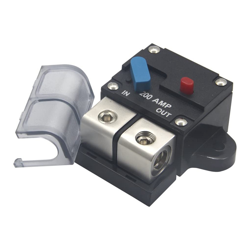 Circuit breaker with manual reset 150a fuse holder trolling motor car boat bike audio 